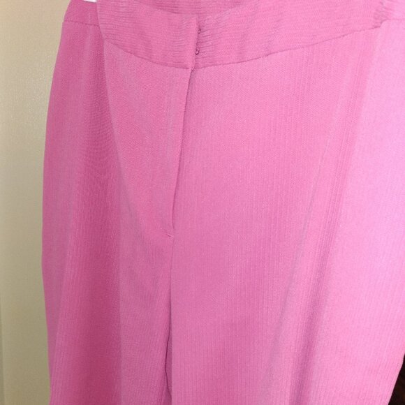 Elegant pink pants, Made by C.L.O.T.H.E.S., Size - 12 - Picture 4 of 5